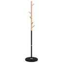 stumtjener 172 cm pulverlakeret jern sort