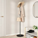 stumtjener 177 cm pulverlakeret jern sort