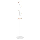 stumtjener 177 cm pulverlakeret jern hvid
