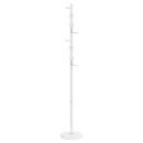 stumtjener 176 cm pulverlakeret jern hvid