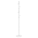 stumtjener 176 cm pulverlakeret jern hvid