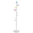 stumtjener 172 cm pulverlakeret jern hvid
