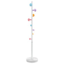 stumtjener 172 cm pulverlakeret jern hvid