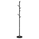 stumtjener 175 cm pulverlakeret jern sort