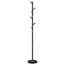 stumtjener 175 cm pulverlakeret jern sort
