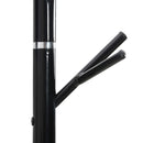 stumtjener 175 cm pulverlakeret jern sort