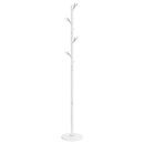 stumtjener 175 cm pulverlakeret jern hvid