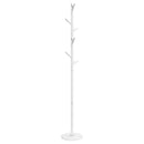 stumtjener 175 cm pulverlakeret jern hvid