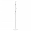 stumtjener 175 cm pulverlakeret jern hvid