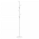 stumtjener 175 cm pulverlakeret jern hvid
