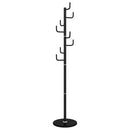 stumtjener 183 cm pulverlakeret jern sort