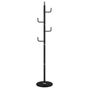 stumtjener 183 cm pulverlakeret jern sort