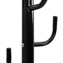 stumtjener 183 cm pulverlakeret jern sort