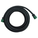 siveslange 0,6" 10 m gummi sort