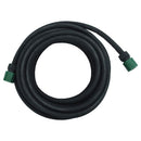 siveslange 0,6" 10 m gummi sort