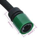siveslange 0,6" 25 m gummi sort