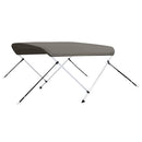 biminitop med 2 buer 180x130x110 cm grå