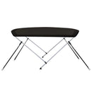 biminitop med 2 buer 150x120x110 cm sort