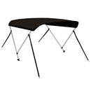 biminitop med 2 buer 180x130x110 cm sort