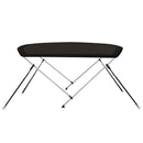 biminitop med 2 buer 180x130x110 cm sort