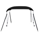biminitop med 2 buer 180x150x110 cm sort