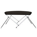 biminitop med 2 buer 180x150x110 cm sort