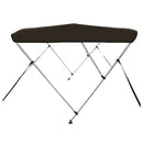 biminitop med 3 buer 183x140x137 cm sort