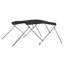 biminitop med 3 buer 183x140x137 cm sort