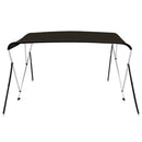 biminitop med 3 buer 183x160x137 cm sort