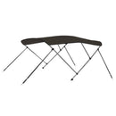 biminitop med 3 buer 183x160x137 cm sort