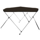 biminitop med 3 buer 183x180x137 cm sort