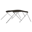 biminitop med 3 buer 183x180x137 cm sort