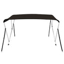 biminitop med 3 buer 183x196x137 cm sort