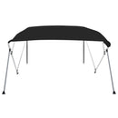 biminitop med 4 buer 243x180x137 cm sort