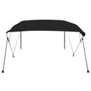 biminitop med 4 buer 243x196x137 cm sort