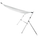 solsejl til båd 170x170x(115-183) cm forlængerdel hvid