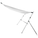 solsejl til båd 170x208x(115-183) cm forlængerdel hvid