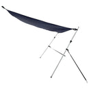 solsejl til båd 170x208x(115-183) cm forlængerdel marineblå