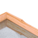 plantebord med hylder 78x38x82,5 cm massivt grantræ brun