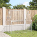 hønsehus 200x100x190 cm galvaniseret stål grå