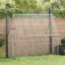 hønsehus 200x100x190 cm galvaniseret stål grå