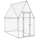 hønsehus 200x100x190 cm galvaniseret stål grå
