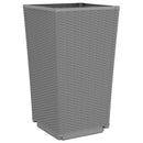 plantekurve 2 stk. 32,5x32,5x57 cm PP lysegrå