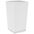 plantekurve 2 stk. 32,5x32,5x57 cm PP hvid