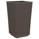 plantekurve 2 stk. 32,5x32,5x57 cm PP brun