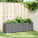 plantekasse 160x40x53 cm PP lysegrå