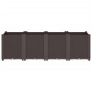 plantekasse 160x40x53 cm PP brun