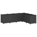 plantekasse 160x120x53 cm PP sort