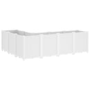 plantekasse 160x120x53 cm PP hvid