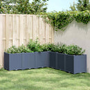 plantekasse 160x160x53 cm PP blågrå